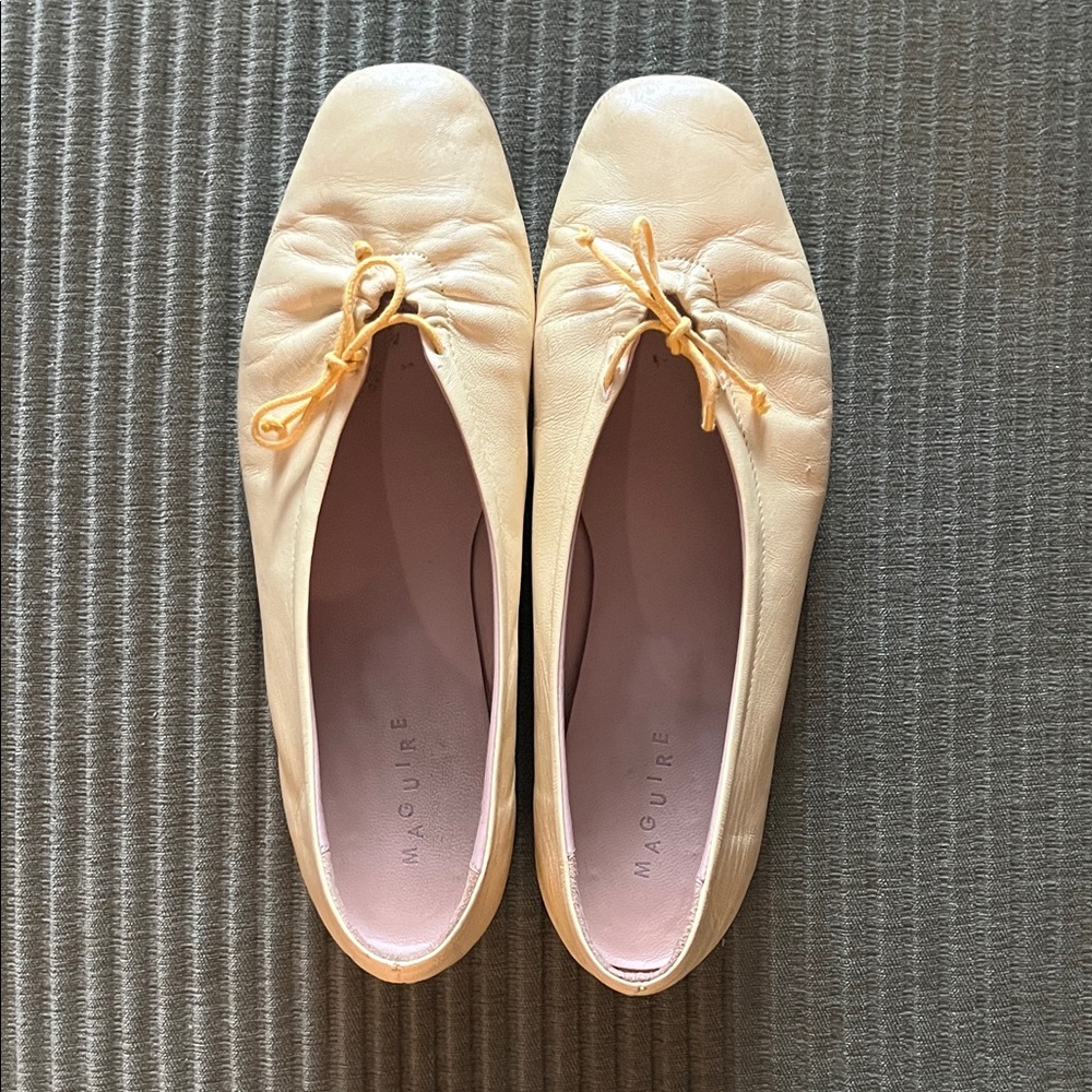 Maguire Prato yellow (banana) ballet flats 41